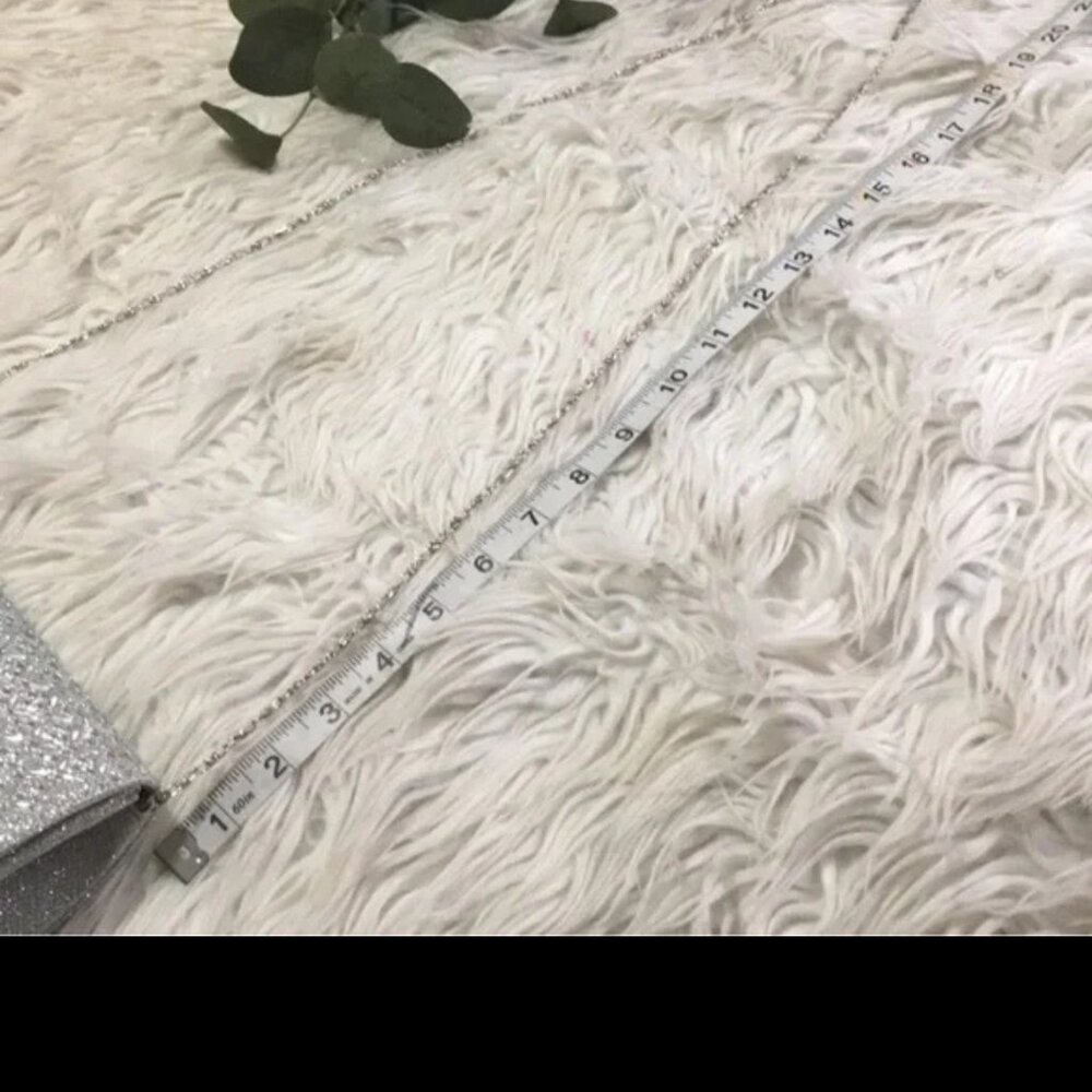 Silver clutch with rhinestones - Picture 9 of 9